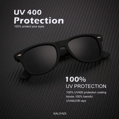 Miniatura 2 de KALIYADI - Lentes de sol polarizados unisex, acabado mate, lentes de espejo de color, bloqueo ultravioleta (paquete de 3unidades)