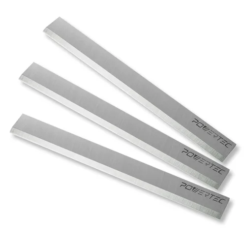 POWERTEC Cuchillas de ensamblador de 6 pulgadas para Delta 37-190 37-195 37-205 37-220 37-275X, Jet JJ-6CS Jointer, repuesto para cuchillos Delta