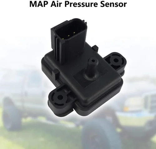 Miniatura 2 de Sensor MAP Compatible con Ford F250 F350 F450 F550 Super E-Series Duty Diesel 6.0L Camiones Furgonetas, Sensor de Presión Absoluta del Colector