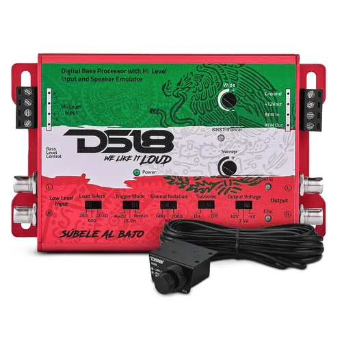 Miniatura 7 de DS18 EQX7PRO Ecualizador de 7 bandas de alto voltaje con entrada de alto nivel, encendido automático e indicador LED de alto voltaje