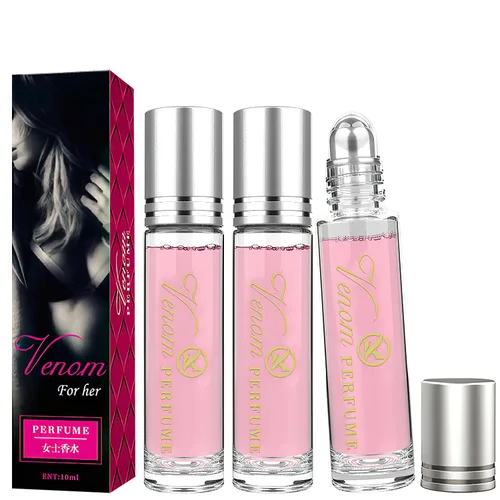 Lunex Phero - Perfume de feromonas para mujer, fresco y portátil de larga duración (3 piezas)