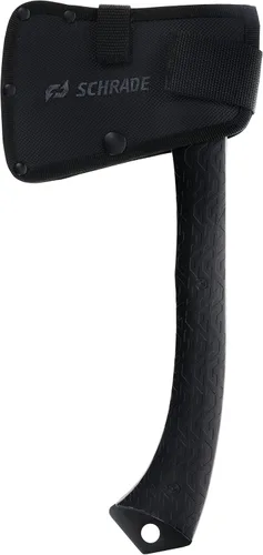 Miniatura 3 de Schrade Hacha de retroceso clase Delta de 13 pulgadas con hoja de acero 3Cr13 de 3 pulgadas y mango G10 para supervivencia al aire libre, campamento