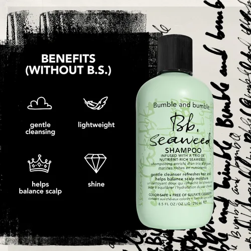 Miniatura 6 de Bumble and bumble. Seaweed Hydrating Shampoo Gently Cleanses Without Stripping Improves Scalp Hydration Sulfate Cleanser Free For Fine to
