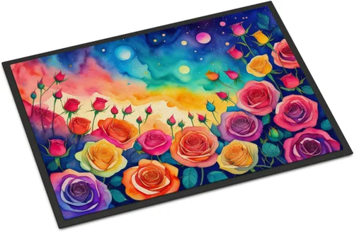 Miniatura 55 de Caroline's Treasures DAC1455MAT - Felpudo de la reina de la noche con diseño de cactus en color de 18 x 27 pulgadas, tapete para puerta delantera