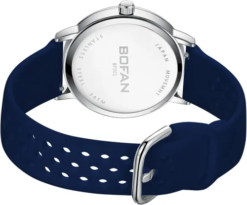 Miniatura 3 de BOFAN Reloj de enfermera para enfermera, profesionales médicos, estudiantes, médicos con esfera fácil de leer, segunda mano y 24 horas, banda
