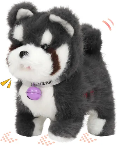 Miniatura 9 de Hopearl Juguete electrónico interactivo de conejo de peluche LED Hopping Rabbit Repeat What You Said para mascotas, juguete animado que canta, habla