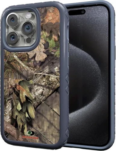 Miniatura 89 de cellhelmet Mossy Oak Agua Yellowfin Funda de doble capa en gris diseñada para iPhone 13 Mini a prueba de golpes y caídas, duradera, como se ve