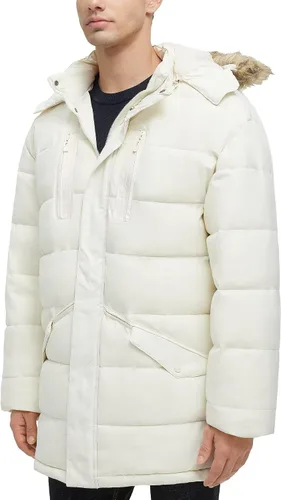 Miniatura 8 de Abrigos largos de invierno para hombre, cálidos, resistentes al agua, inflados, con capucha, cortavientos, aislados, chaquetas acolchadas