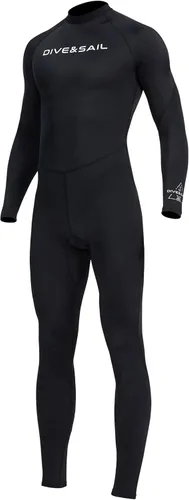 Miniatura 13 de Aivtalk Traje de buceo de cuerpo completo para hombre, manga larga, cremallera trasera, traje de neopreno con protección solar UV, refrescante, A