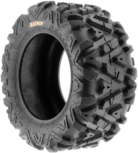 Miniatura 9 de SunF Power.I - Neumático para todoterreno ATV/UTV, de 22x7-12 pulgadas delanteros y 22x10-12 pulgadas traseros, set de 4, A033, 6 PR, sin cámara