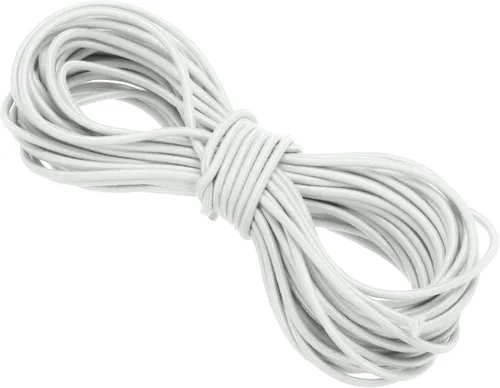 Miniatura 64 de PATIKIL Cuerda elástica elástica de 109 yardas (328.1 ft), cuerda elástica pesada de 0.059 in, albaricoque para manualidades, correas de gancho