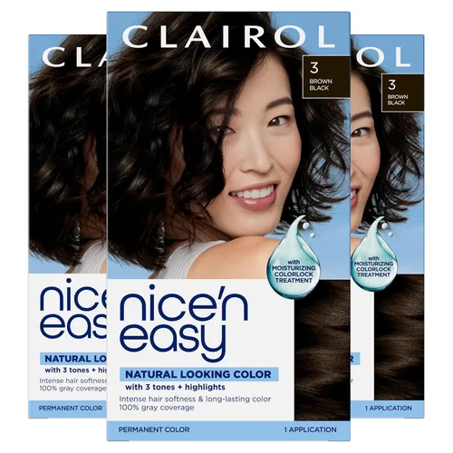 Miniatura 62 de Clairol Nice'n Easy Tinte Permanente para el Cabello, 6 Castaño Claro, Paquete de 3 6 marrón claro