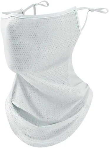 Miniatura 11 de Funda protectora solar para la cara, protección UV, bufanda para la cara, para mujeres y hombres, con cintas elásticas para las orejas, protector