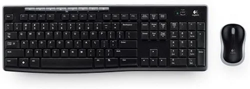 Kabellose Logitech Advanced 2,4-GHz-Verbindung mit10 Metern Reichweite / Acht Sondertasten / PlugundPlay-Komfort / Der winzige Logitech