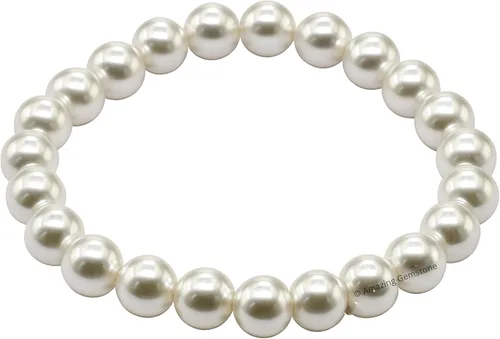 Miniatura 799 de Amazing Gemstone Pulsera de cristal para mujeres y hombres, pulsera de cristal curativo de protección, pulsera elástica con cuentas de piedras