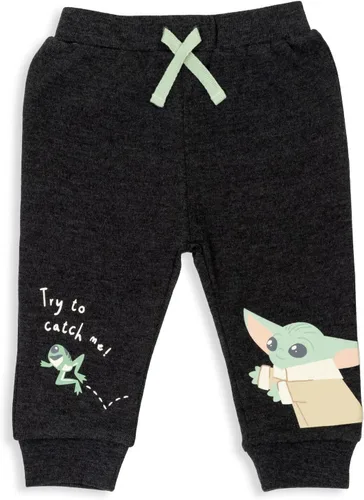 Miniatura 3 de STAR WARS Darth Vader Stormtrooper C-3PO Chewbacca R2-D2 Baby Yoda Paquete de 2 pantalones deportivos para recién nacidos a bebés, Plateado
