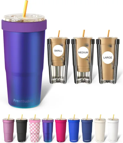 Miniatura 16 de Frost Buddy Togo Buddy 30oz Stainless Steel Vacuum Insulated Tumbler To Go Coffee Cup – Iced Coffee Sleeve, Travel Mug, Thermal Cup for Hot & Cold