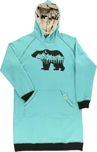 Miniatura 117 de Lazy One Sudadera con capucha de gran tamaño, ropa de dormir cómoda, vestido de suéter para mujer