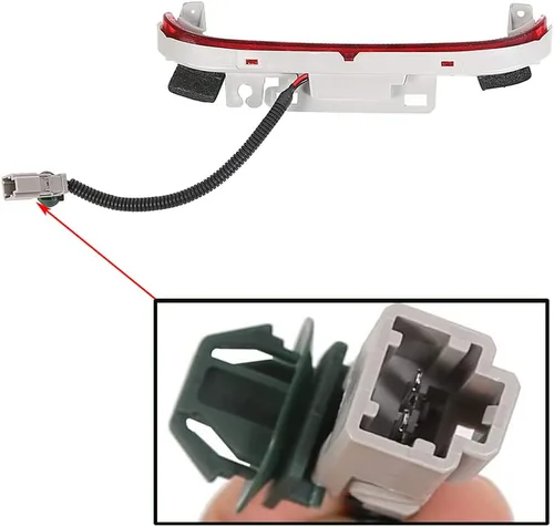 Miniatura 5 de Tercera luz de freno trasera de montaje alto compatible con Honda Civic EX 2006-2011 2 puerta Coupe, tercera luz de freno de repuesto # 32470-SVA-A01
