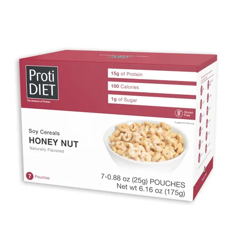 Miniatura 6 de ProtiDIET Cereal de soja de chocolate alto en proteínas, sin gluten, cereales saludables bajos en grasa para adultos, perfecto para un aperitivo