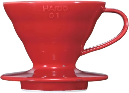Miniatura 5 de HARIO VDGR-02-B V60 Gotero de Vidrio Resistente al Calor 02, Para 1-4 Tazas, Negro, Hecho en Japón