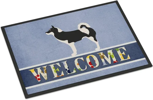 Miniatura 116 de Caroline's Treasures BB8321JMAT - Felpudo de bienvenida Berger Picard de 24 x 36 pulgadas, tapete azul para puerta delantera, para interiores