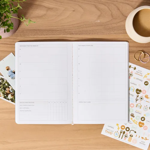 Miniatura 3 de Agenda de Bienestar Petite Planificador - Florales Llamativos