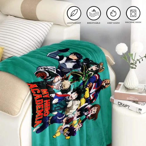 Miniatura 6 de My Hero Academia Class 1-A - Manta de forro polar de 45 x 60 pulgadas