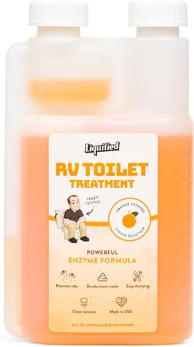 Miniatura 17 de Tratamiento de inodoro de autocaravana Liquified - Digestor de tanque negro - Eliminador de olores - Aroma a naranja - Matts RV Reviews