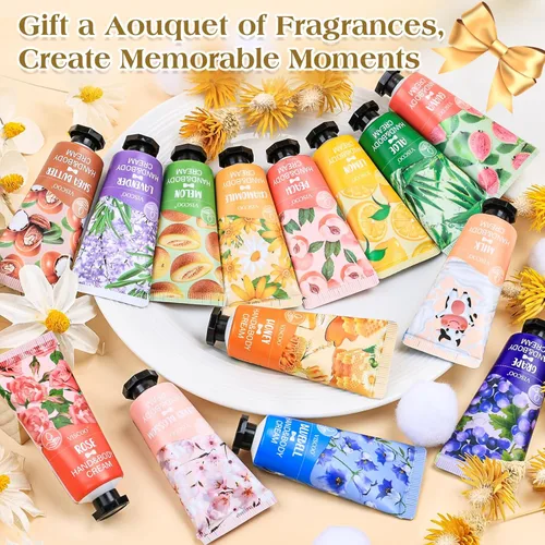 Miniatura 5 de VISCOO Paquete de 28 regalos de crema de manos para mujeres, regalo de agradecimiento al profesor/regalos de graduación, mini loción hidratante