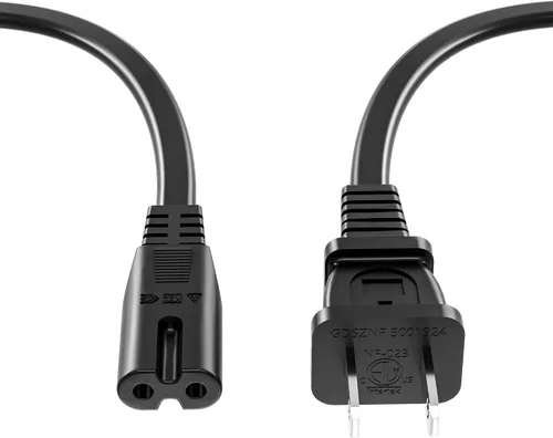 Superer - Cable de carga de CA de 2 clavijas para JBL Partybox 310 110, 320 120 1000 710 100 300 On-The-Go, apto para ONN 100008736 Fuente de
