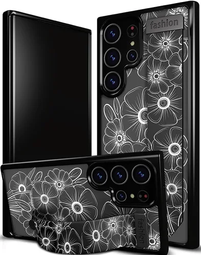 Miniatura 76 de Compatible para Samsung Galaxy S23 Funda Bonita con Correa Soporte Dedo Kickstand, Fundas de Silicona Geniales de Diseñador Funda Cover - Mariposa