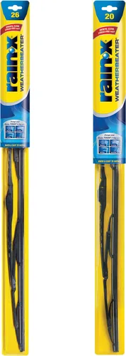 Miniatura 31 de Rain-X 820145 WeatherBeater - Escobillas limpiaparabrisas de 26" y 18" (Paquete de 2), escobillas limpiaparabrisas automotrices de repuesto que