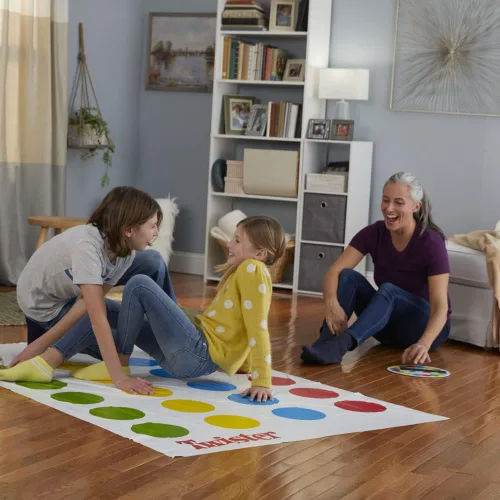 Miniatura 5 de Hasbro Gaming Twister Partyspiel für Familien und Kinder, Twister Spiel ab 6 años, klassisches Spiel für drinnen und draußen