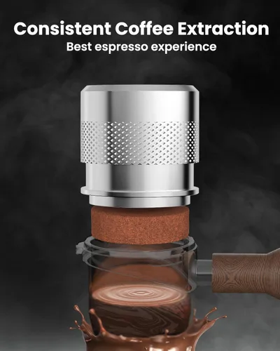 Miniatura 4 de Maestri House - Manipulador de café expreso de 2.087 in, de acero inoxidable para máquina de café expreso, manipulador con resorte para portafiltro