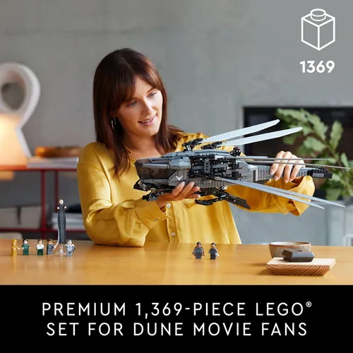 Miniatura 2 de LEGO Icons Dune Atreides Royal Ornithopter 10327, Modelo Coleccionable Inspirado en Dune para Construir y Exhibir, Idea de Regalo para Adultos