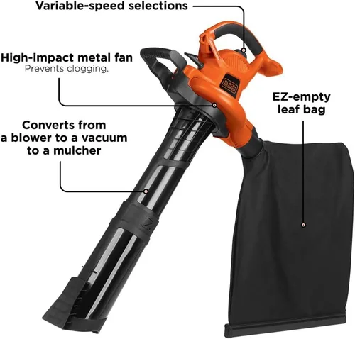 Miniatura 2 de Black & Decker - Soplador / Aspirador / Triturador BV3100 de 12 amperios