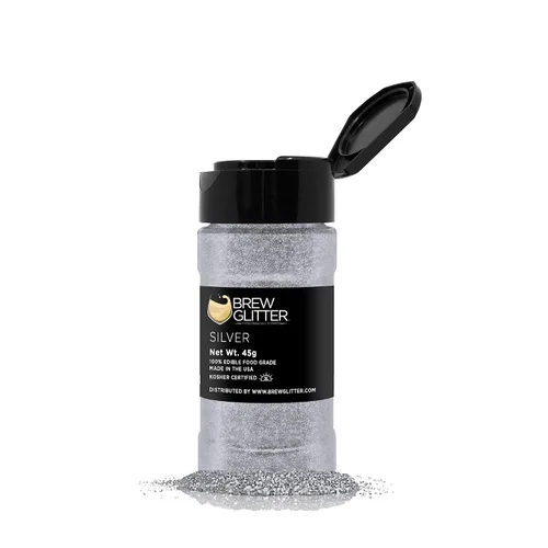 Miniatura 87 de Brillo de cerveza rosa comestible para bebidas, cócteles, cerveza, purpurina y bebidas Certificado Kosher y Halal 100% comestible y de grado