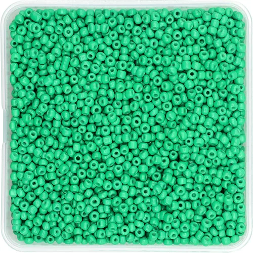 Miniatura 14 de 2mm Cuentas de Semilla Opacas Negras Aproximadamente 8000 piezas/170 gramos 12/0 Cuentas Pequeñas para Pulseras, Collares, Manualidades de Joyería