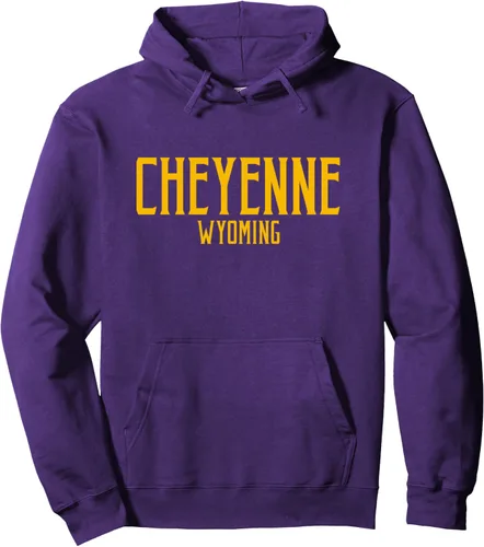 Miniatura 14 de Cheyenne Wyoming WY - Sudadera con capucha con estampado de ámbar