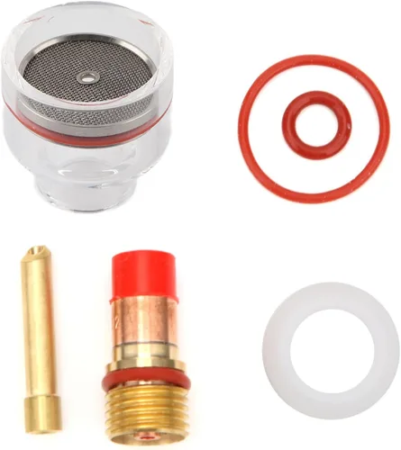 Garosa Antorcha de lente de gas Collet Body Glass Cup Soldadura Kit de antorcha Accesorios para antorcha WP-17/18/26 Accesorios de antorcha Piezas