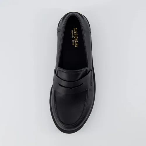 Miniatura 6 de CUSHIONAIRE Mocasines Wonder para mujer + espuma viscoelástica, anchos disponibles, Negro