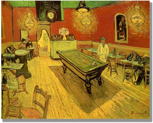 Miniatura 25 de ELITEAART- La noche estrellada por Vincent Van Gogh, pintura al óleo, reproducción de pintura al óleo, impresión en lienzo giclée, tamaño marcado