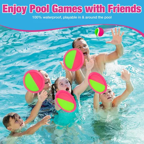 Miniatura 7 de Juguetes al aire libre para niños, juego de tirar y atrapar, patio exterior, campamento, playa, piscina, juegos para niños y niñas de 3, 4, 5, 6, 7