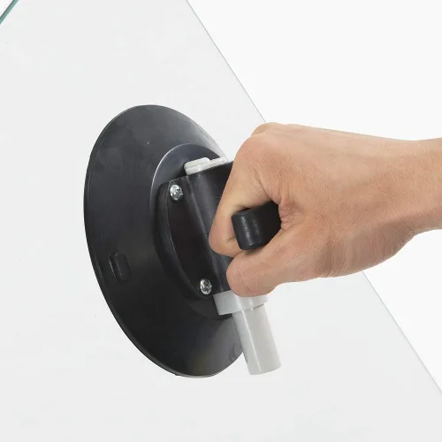 Miniatura 5 de IMT Bomba de succión de vidrio de 6 pulgadas activa, elevador de vidrio con ventosa al vacío con mango en T con placa cóncava para superficie