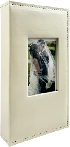 Miniatura 8 de Álbum de fotos de 4 x 6 pulgadas para 300 fotos, cubierta de piel sintética para álbumes de bodas, álbumes de fotos familiares, bolsillo, Rojo