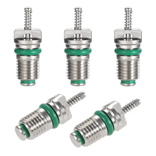 Miniatura 7 de Kit de 46 piezas de núcleo de válvula de aire acondicionado, kit surtido de herramientas de extracción R134a R22 R410 con núcleo de válvula