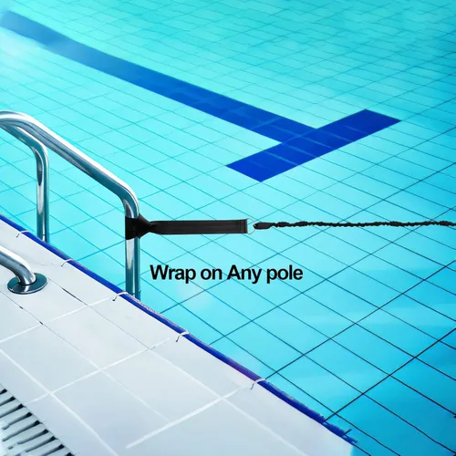 Miniatura 5 de Hikeen Cinturón de entrenamiento de natación - Correa de 4M para nadar en su lugar, arnés estacionario, cinturón de resistencia acuática