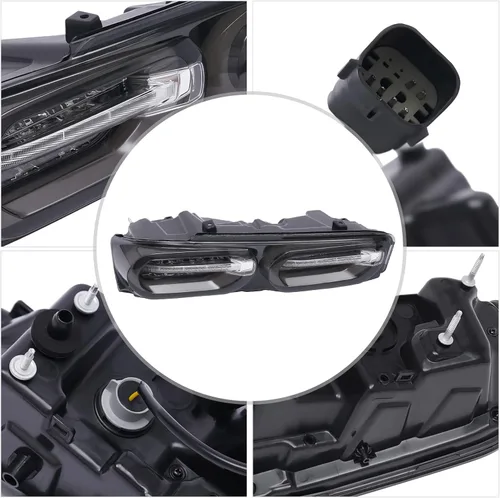 Miniatura 2 de LYNICESHOP Luces traseras LED de freno para Chevy Camaro 2019 2020 2021, luz trasera LED, lente transparente, luces traseras LED, montaje trasero