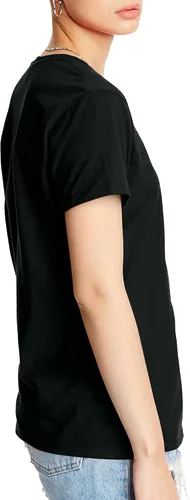 Miniatura 3 de Hanes - Camiseta Perfect-T de manga corta de algodón con cuello redondo para mujer